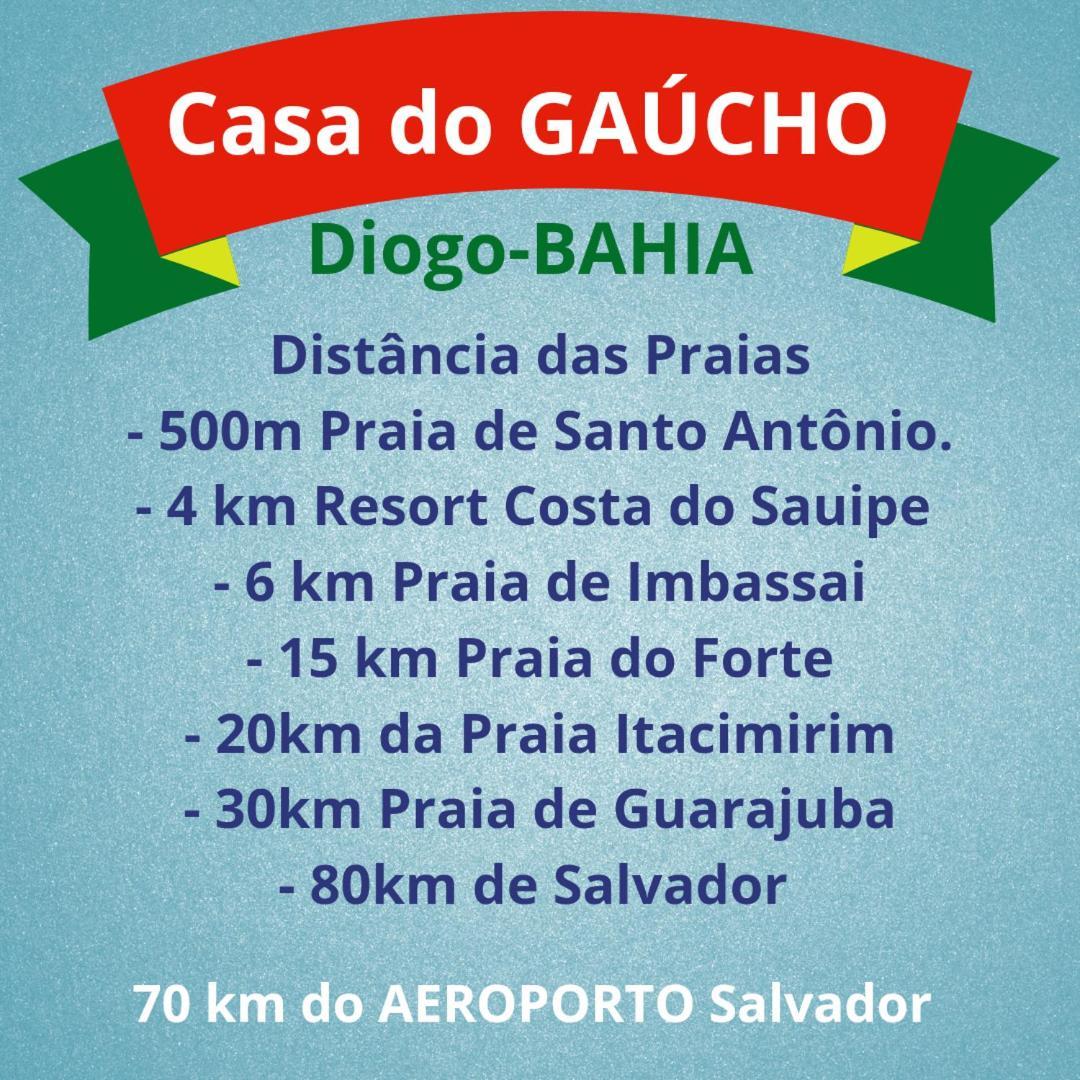 Casa Praia Gaucho Santo Antonio Diogo Мата-ді-Сан-Жуан Номер фото